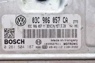 03C906057CA 0261S04187 Блок управления двигателем Seat Ibiza 4 Арт e1328073, вид 8