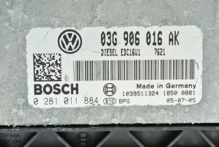 03G906016AK 0281011884 Блок управления двигателем Seat Leon 2 Арт e1411728, вид 3