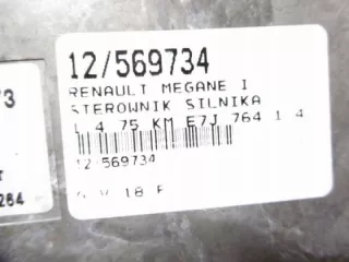 HOM7700867273 S111730121B Блок управления двигателем Renault Megane 1 Арт e2000418, вид 2