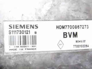 HOM7700867273 S111730121B Блок управления двигателем Renault Megane 1 Арт e2000418, вид 3