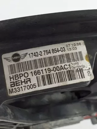 2754854 Вентилятор радиатора MINI Cooper R56 Арт e2123414, вид 4