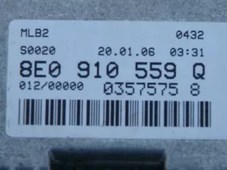 8E0910559Q Блок управления двигателем Audi A4 B7 Арт e2613271, вид 2