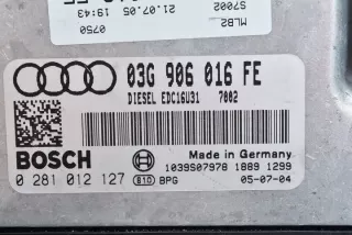 03G906016FE 0281012127 Блок управления двигателем Audi A4 B7 Арт e2777679, вид 3