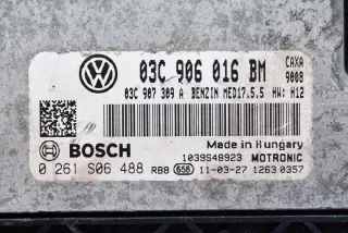 03C906016BM 0261S06488 Блок управления двигателем Volkswagen Golf 4 Арт e2782120, вид 3