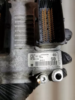 55350550 0261207964 Блок управления двигателем Opel Corsa C Арт e2870307, вид 6