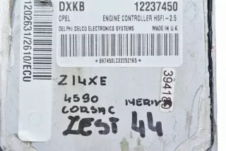 12237450 Блок управления двигателем Opel Corsa C Арт e2923789, вид 3