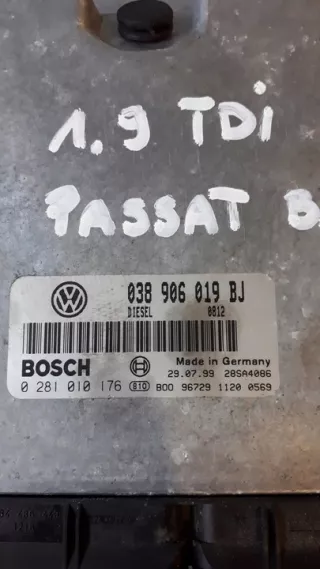 038906019BJ Блок управления двигателем Volkswagen Passat B5 Арт e2949279, вид 2