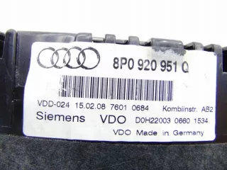 8P0920951Q,WYWIETLACZ  Щиток приборов (приборная панель) Audi A3 8P Арт e2950275, вид 4