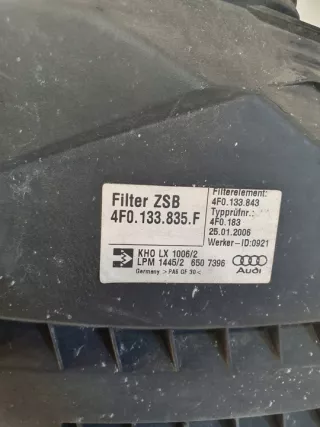 4F0133835F Корпус воздушного фильтра Audi A6 C6 (S6,RS6) Арт e3135803, вид 4