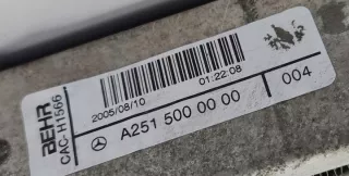 A2515000000 Интеркулер Mercedes R W251 Арт e3162945, вид 4