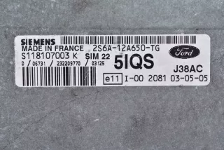 2S6A-12650-TG S118107003K Блок управления двигателем Mazda 2 DE Арт e3278139, вид 2