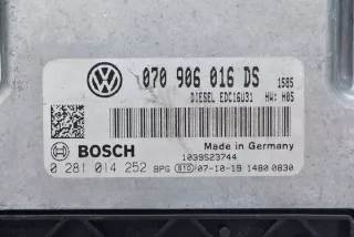 070906016DS 0281014252 Блок управления двигателем Volkswagen Transporter T5 Арт e3444017, вид 2