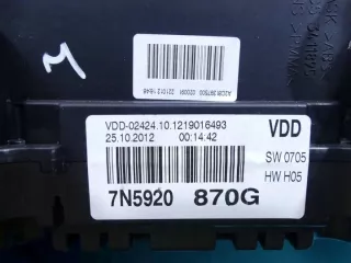 7N5920870G Щиток приборов (приборная панель) Seat Alhambra 2 Арт e3446036, вид 3