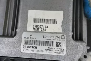 670007174 0261S09248 Блок управления двигателем Maserati Quattroporte Арт e3498768, вид 2