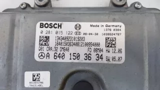 A6401503634 0281015122 Блок управления двигателем Mercedes A W169 Арт e3887329, вид 2