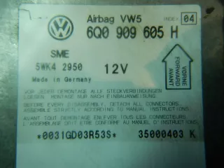 6Q0909605H Блок AirBag Skoda Fabia 1 Арт e4237176, вид 3