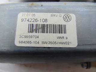 3C9959704 Моторчик стеклоподъемника Volkswagen Passat B6 Арт e4600578, вид 3