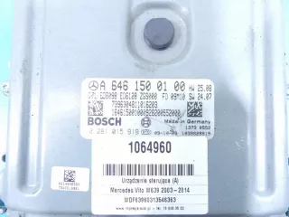 0281015919 A6461500100 Блок управления двигателем Mercedes Vito W639 Арт e4801663, вид 3