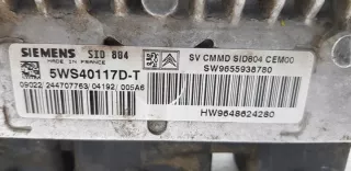 [DV4TD] 5WS40117D-T 9655938780 9648624280 SID804 SW9655938780 HW9648624280 Блок управления двигателем Citroen C3 1 Арт e4896962, вид 2