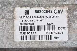 55202542 Блок управления двигателем Opel Astra H Арт e4943162, вид 3