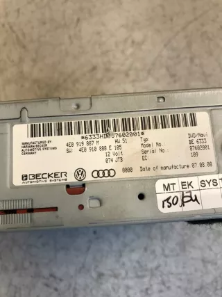 4E0919887M Блок навигации Audi A4 B8 Арт e4966920, вид 4
