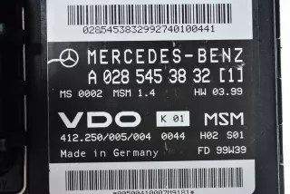 A0285453832 A1661403000 Блок управления двигателем Mercedes A W168 Арт e5013060, вид 4