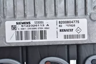 S122326113A 8200804775 Блок управления двигателем Renault Megane 2 Арт e5026655, вид 3