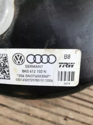 8K0612103N Вакуумный усилитель тормозов Audi A4 B8 Арт e5095827, вид 4