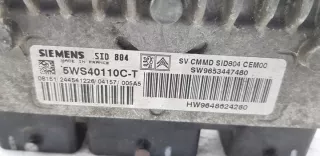 5WS40110C-T 9653447480 9648624280 SW9653447480 HW9648624280 SID804 Блок управления двигателем Citroen C3 1 Арт e5134281, вид 2