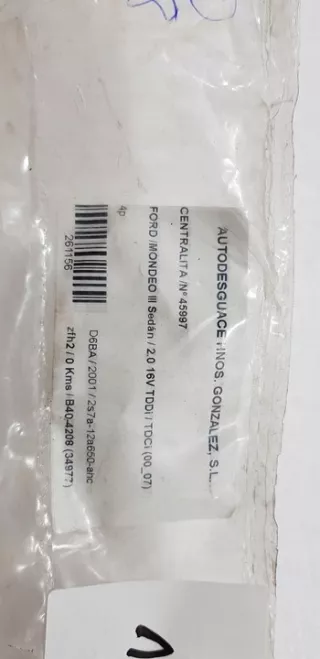 2S7A-12A650-AHC Блок управления двигателем Ford Mondeo 3 Арт e5198749, вид 3