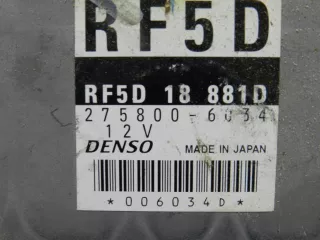 275800-6034 RF5D18881D Блок управления двигателем Mazda 2 DY Арт e5250902, вид 4
