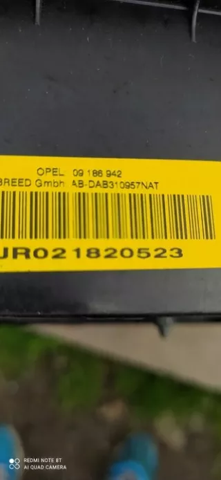 09186942 Подушка безопасности Opel Vectra C  Арт e5296967, вид 3