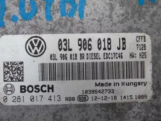 03L906018JB Блок управления двигателем Skoda Superb 2 Арт e5411159, вид 4