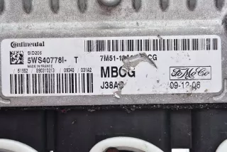 5WS40778I-T 7M51-12A650-BCG Блок управления двигателем Ford Focus 1 Арт e5547726, вид 2