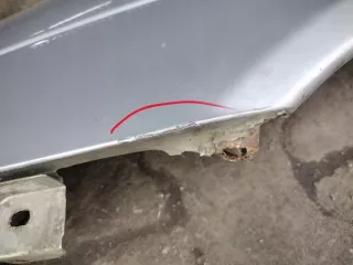  Крыло переднее левое Citroen C5 1 Арт e5582905, вид 4
