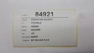 37820-RL6 Блок управления двигателем Honda Accord 8 Арт e5585525, вид 4