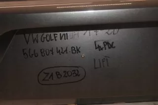 5G6807421BK Бампер задний Volkswagen Golf 7 Арт e5745930, вид 3