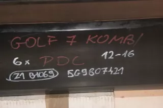 5G9807421 Бампер задний Volkswagen Golf 7 Арт e5783055, вид 5