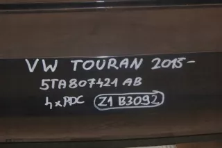 5TA807421AB Бампер задний Volkswagen Touran 2 Арт e5806158, вид 4