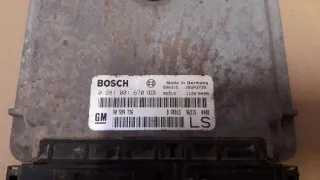 0281001670 90589736 Блок управления двигателем Opel Astra G Арт e6042423, вид 3