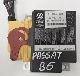 3C0909605J Блок AirBag Volkswagen Passat B6 Арт e6182725, вид 1
