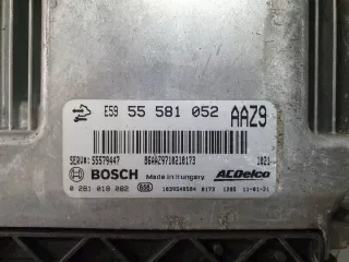 55579447 0281018082 Блок управления двигателем Opel Astra J Арт e6188050, вид 2