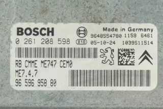 9659695880 0261208598 Блок управления двигателем Citroen C5 2 Арт e6222022, вид 2