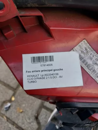 820045989 Фонарь задний левый Renault Clio 3 Арт e6364613, вид 4