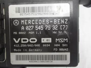 A0275457532 A1661402700 Блок управления двигателем Mercedes A W168 Арт e6551102, вид 5