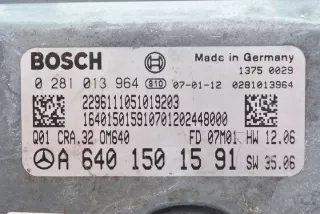 0281013964 A6401501591 Блок управления двигателем Mercedes A W169 Арт e6562847, вид 2