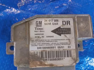 24417006 Блок AirBag Opel Corsa C Арт e6578981, вид 4