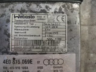 4E0815069E Автономный отопитель Audi A8 D3 (S8) Арт e6580406, вид 3