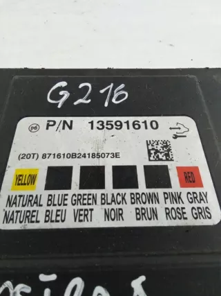 13591610 Блок комфорта Opel Astra J Арт e6677021, вид 2