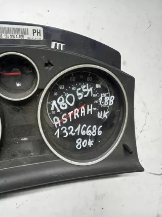 13216686 Щиток приборов (приборная панель) Opel Astra H Арт e6724862, вид 3